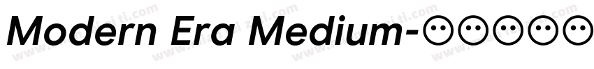 Modern Era Medium字体转换